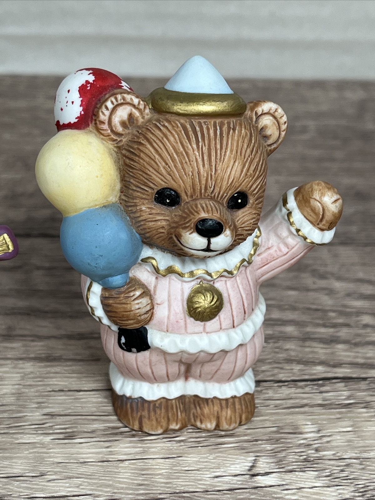 Vintage Homco Circus Teddy Bear Porcelain Figurines #1449 Set of 4 SEE PHOTOS