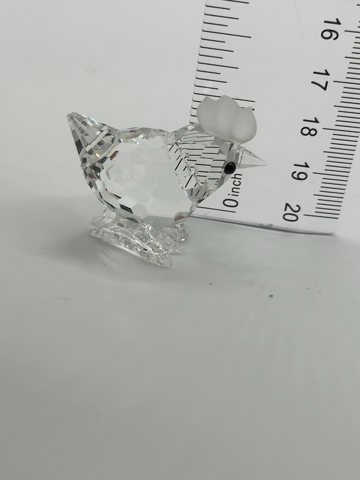 Swarovski Mini Hen Crystal Figurine 1 1/8” Tall in Box 7675NR30 Made in Austria