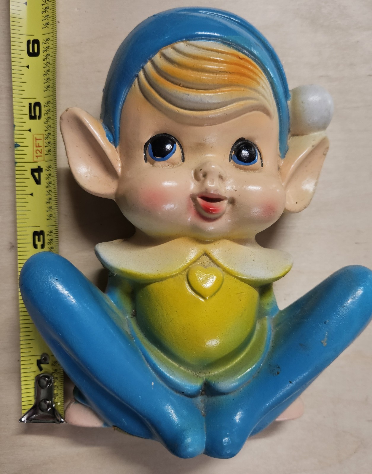 RARE Vintage Brinns Made In Japan Ceramic Pixie Elf Gnome