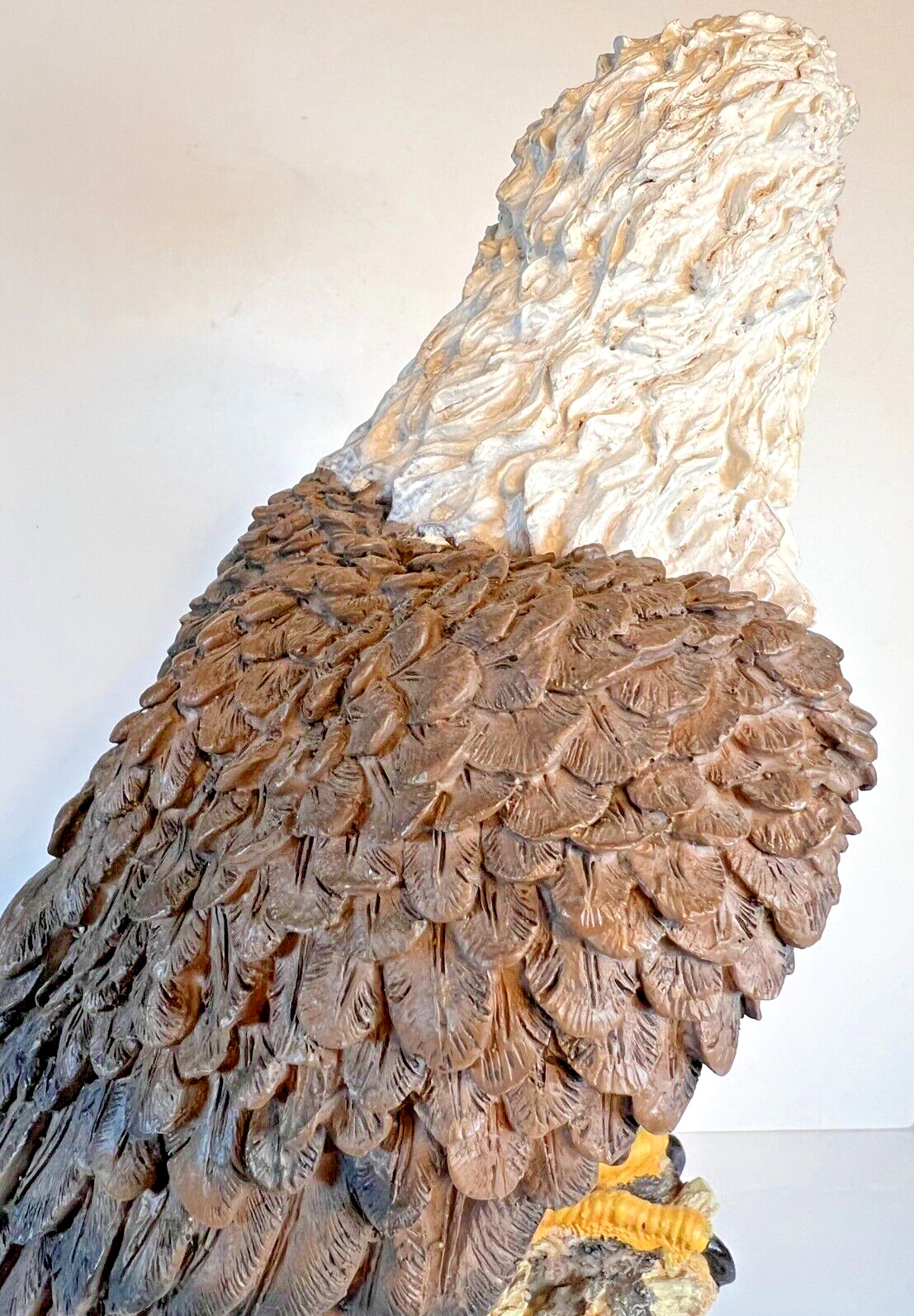 Large American Bald Eagle Composite Sculpture. 16.25″ tall