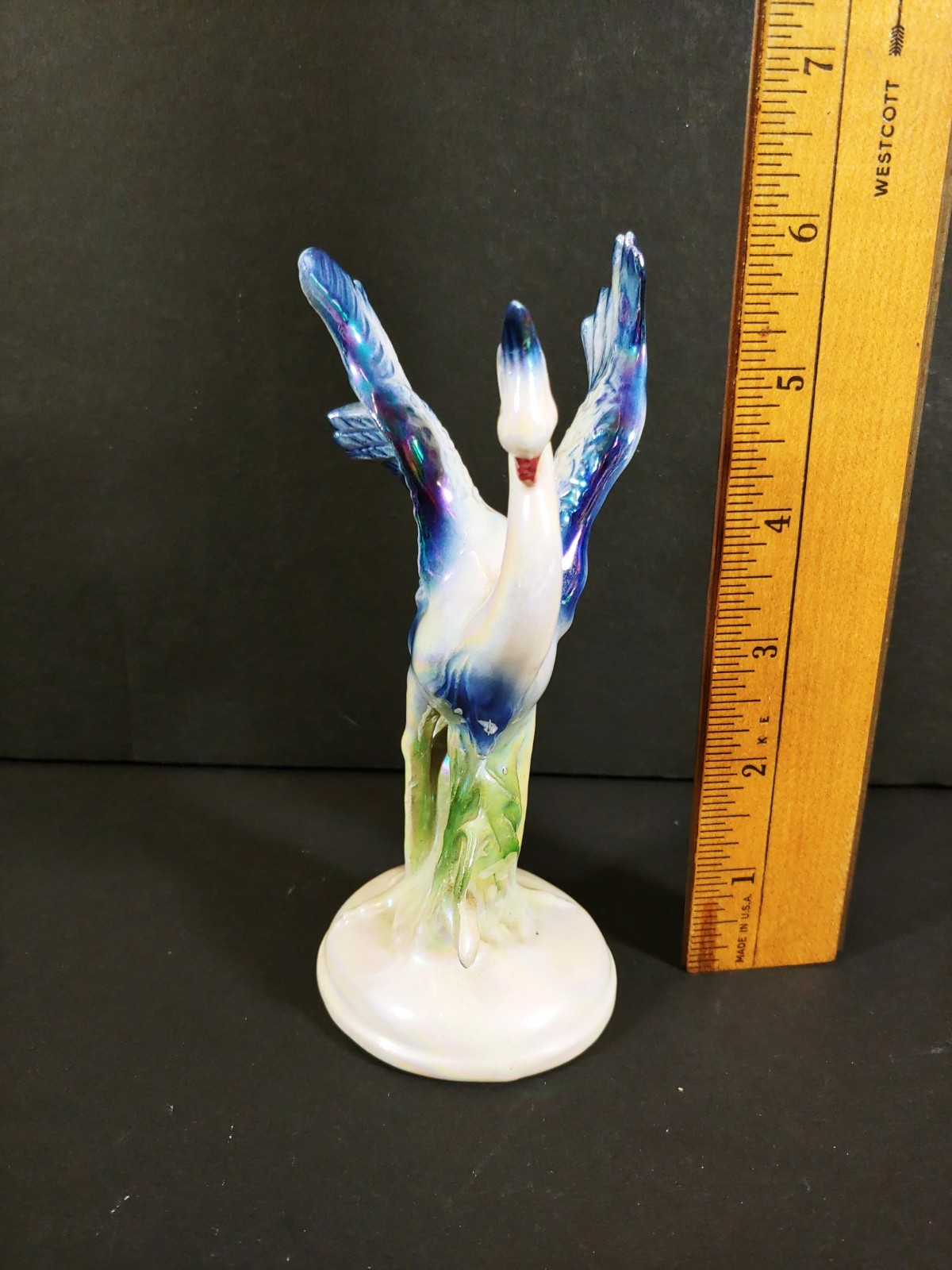 Vintage Jenna Holland Mold #267 Ceramic Porcelain Swan Crane Bird