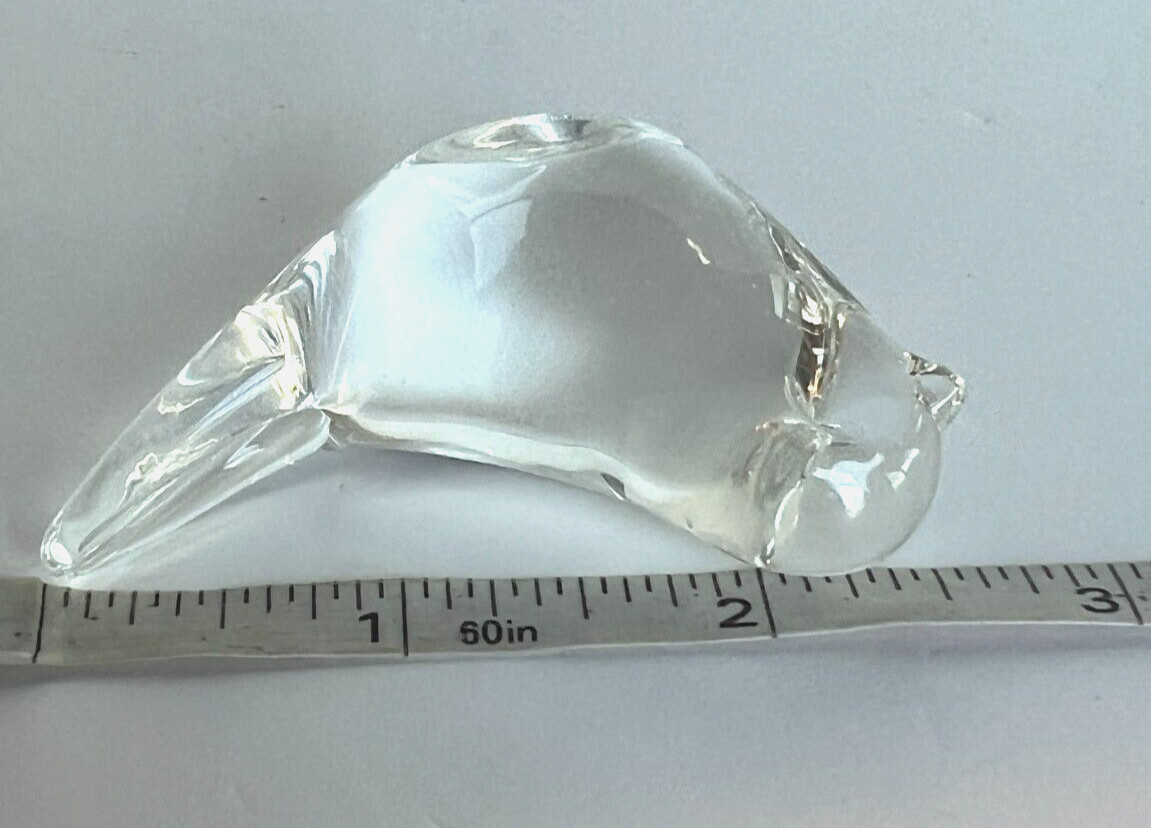 Gift Craft “Little Bird of Positivity” 2 1/2″ x 1 1/2″ Clear Glass Bird Figurine