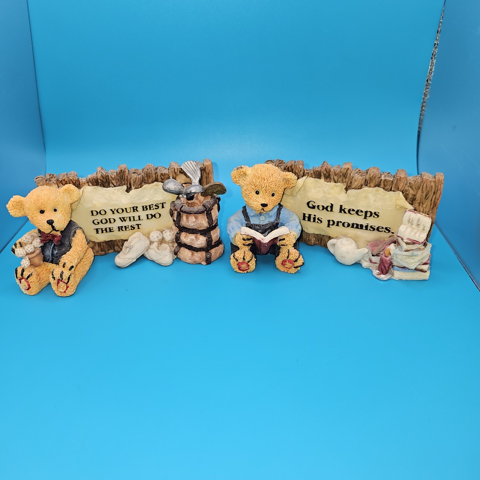 Dolgencorp God Keeps His Promises & Do your Best God will do the Rest Figurines