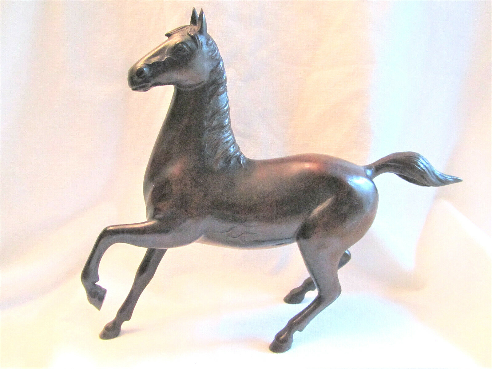 10″ Bronze Galloping Horse Stallion 4.11 lb. Equestrian Detailed Figurine Statue