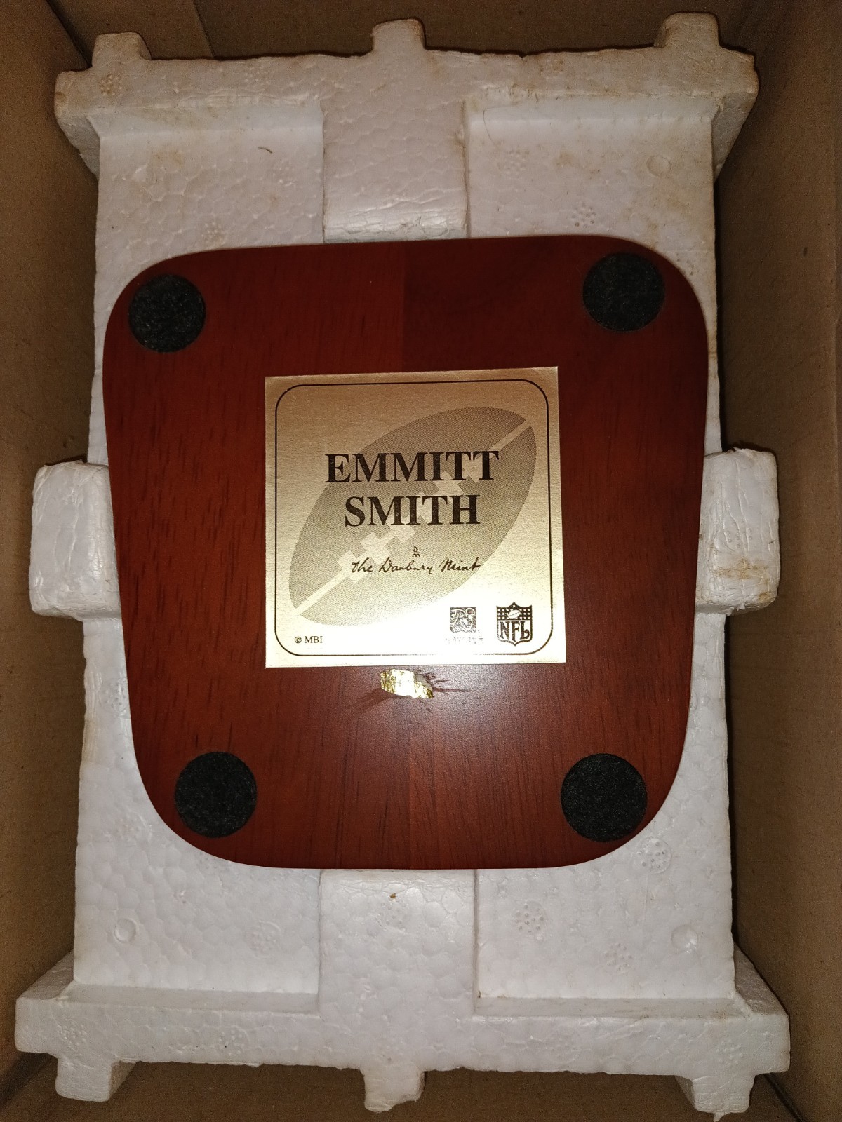 DANBURY MINT HOF EMMITT SMITH NFL DALLAS COWBOYS FIGURE FIGURINE *RARE*
