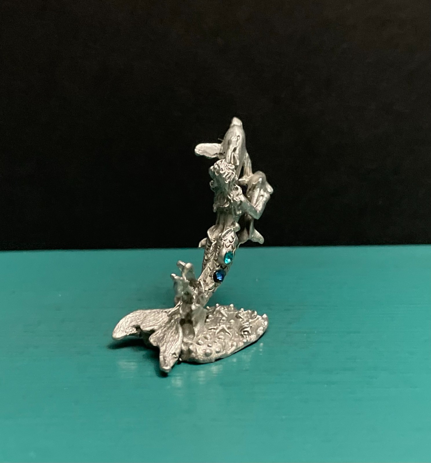 CCI Pewter Little Mermaid Ocean Sea Life Creature Maiden Decor Siren Figurine