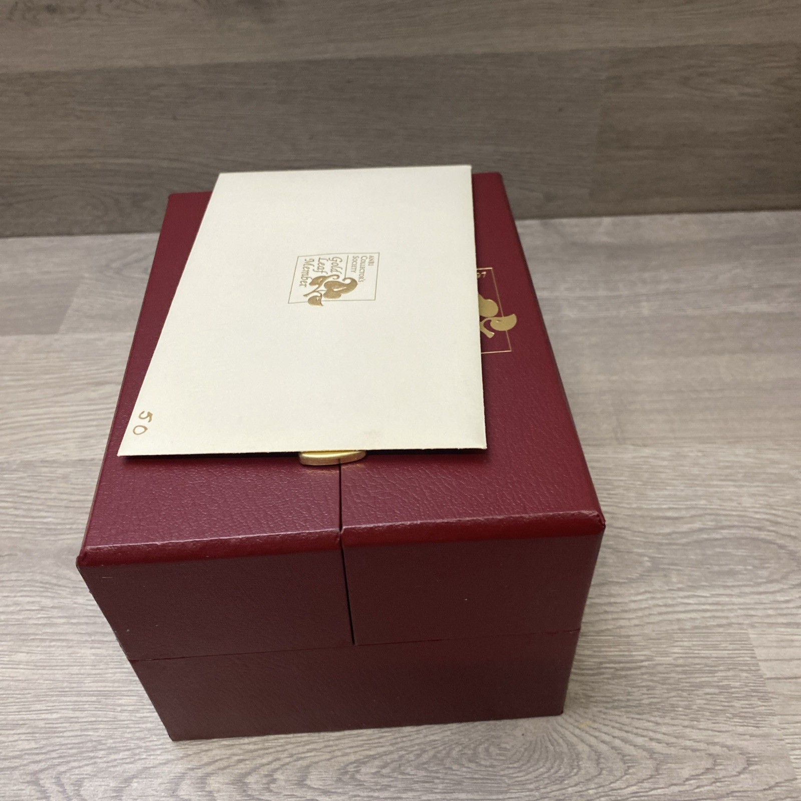 RARE ARTIST PROOF Anri Figurine “Talking to the Animals” Gold Leaf With Box!