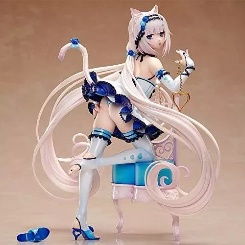Anime Nekopara Vanilla Chair Pretty Girl 1/6 Scale Ver. PVC Figure No Box 24cm