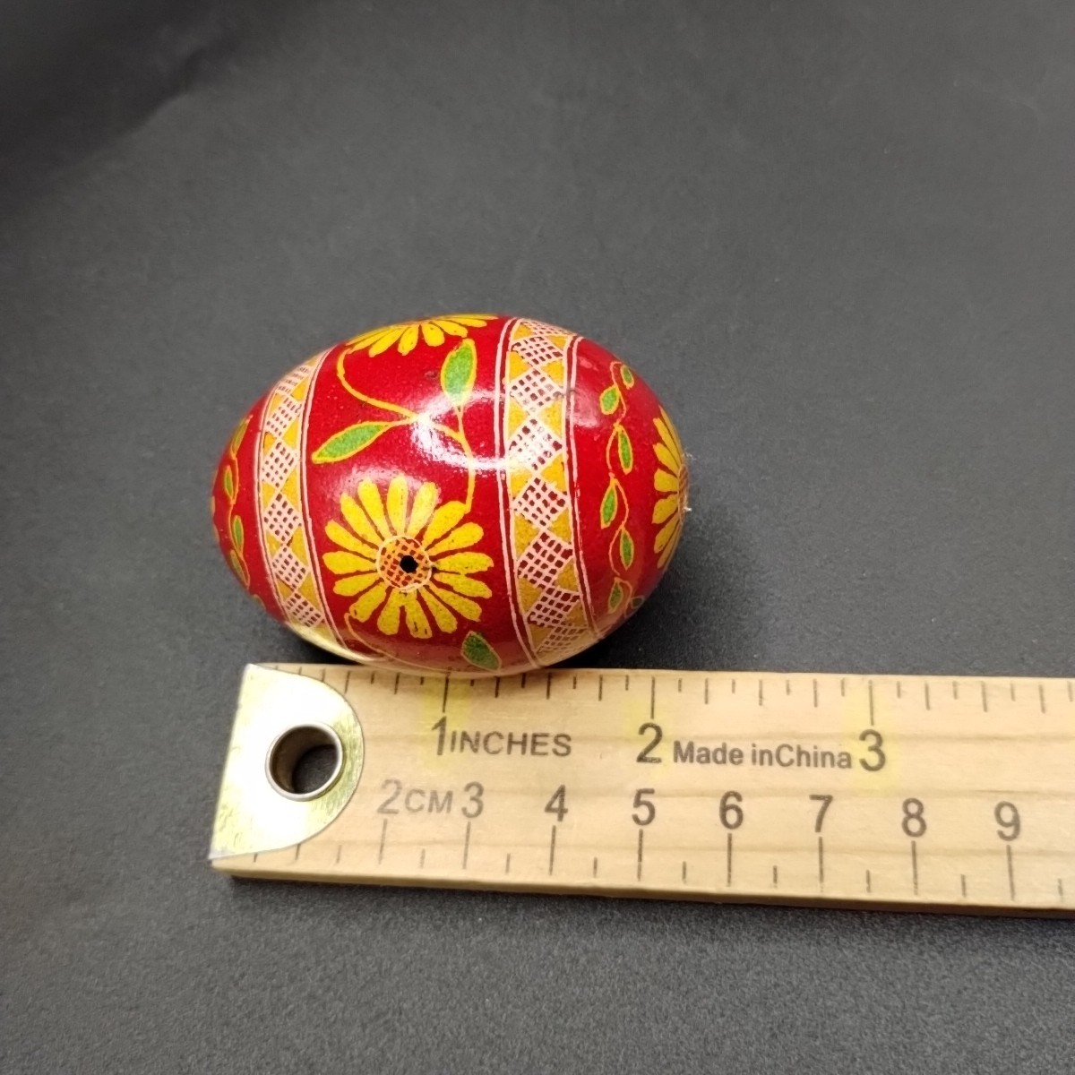 Real Handmade Pysanky Pysanka Ukrainian Easter Egg Flowers Floral Pattern