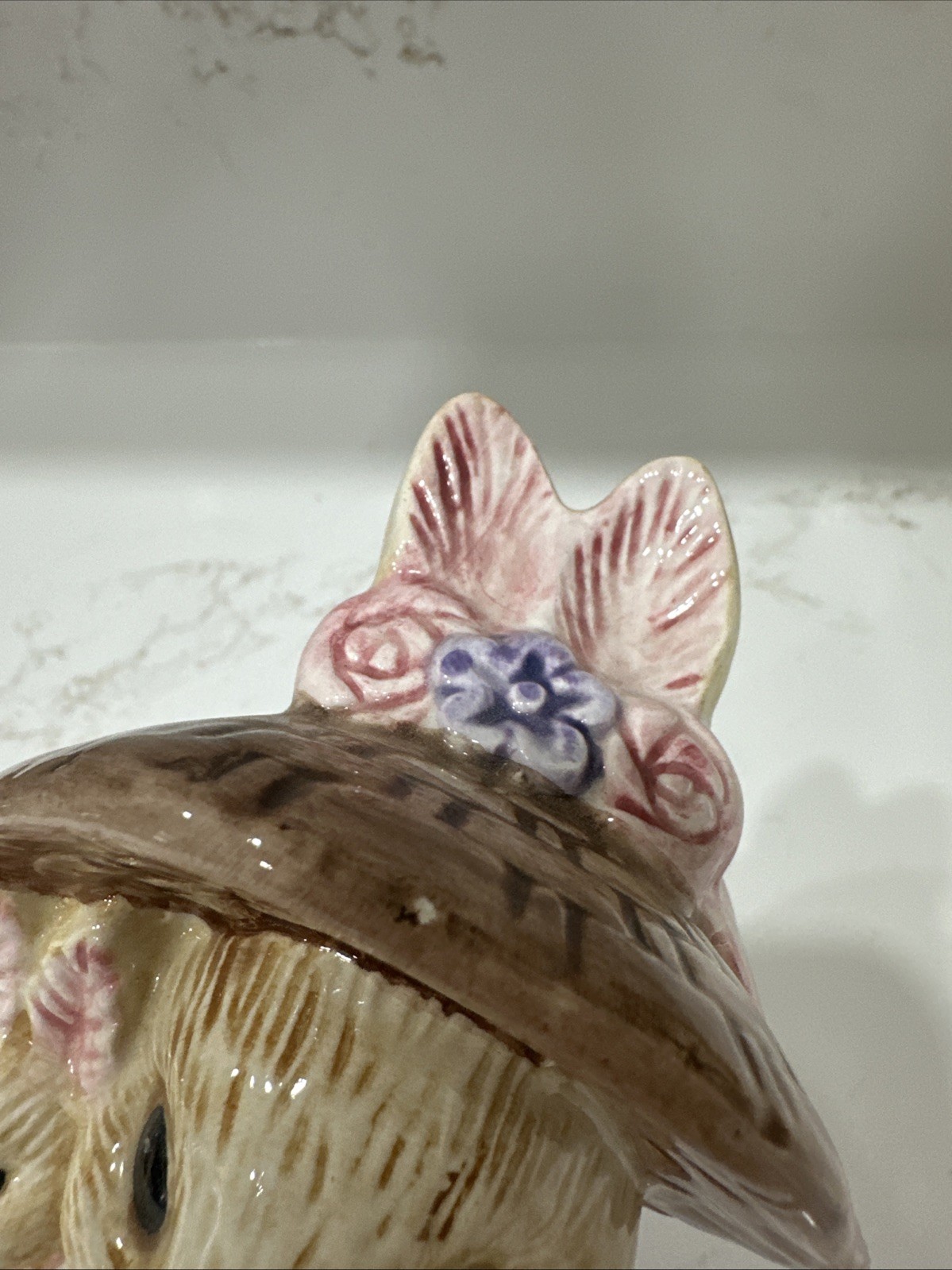 Momma Bunny And Babies Figurine Spring Easter