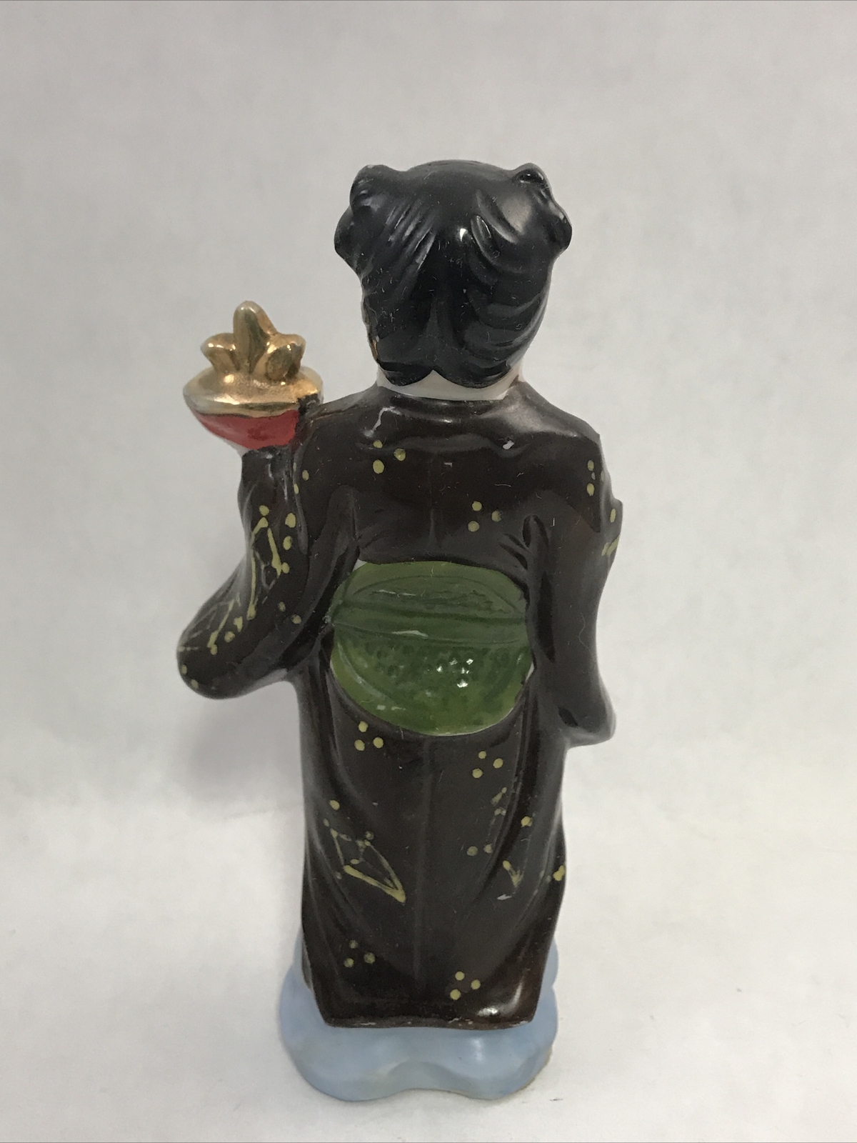 Chinese Deity Figurine 6″ Hand Painted Porcelain Figure