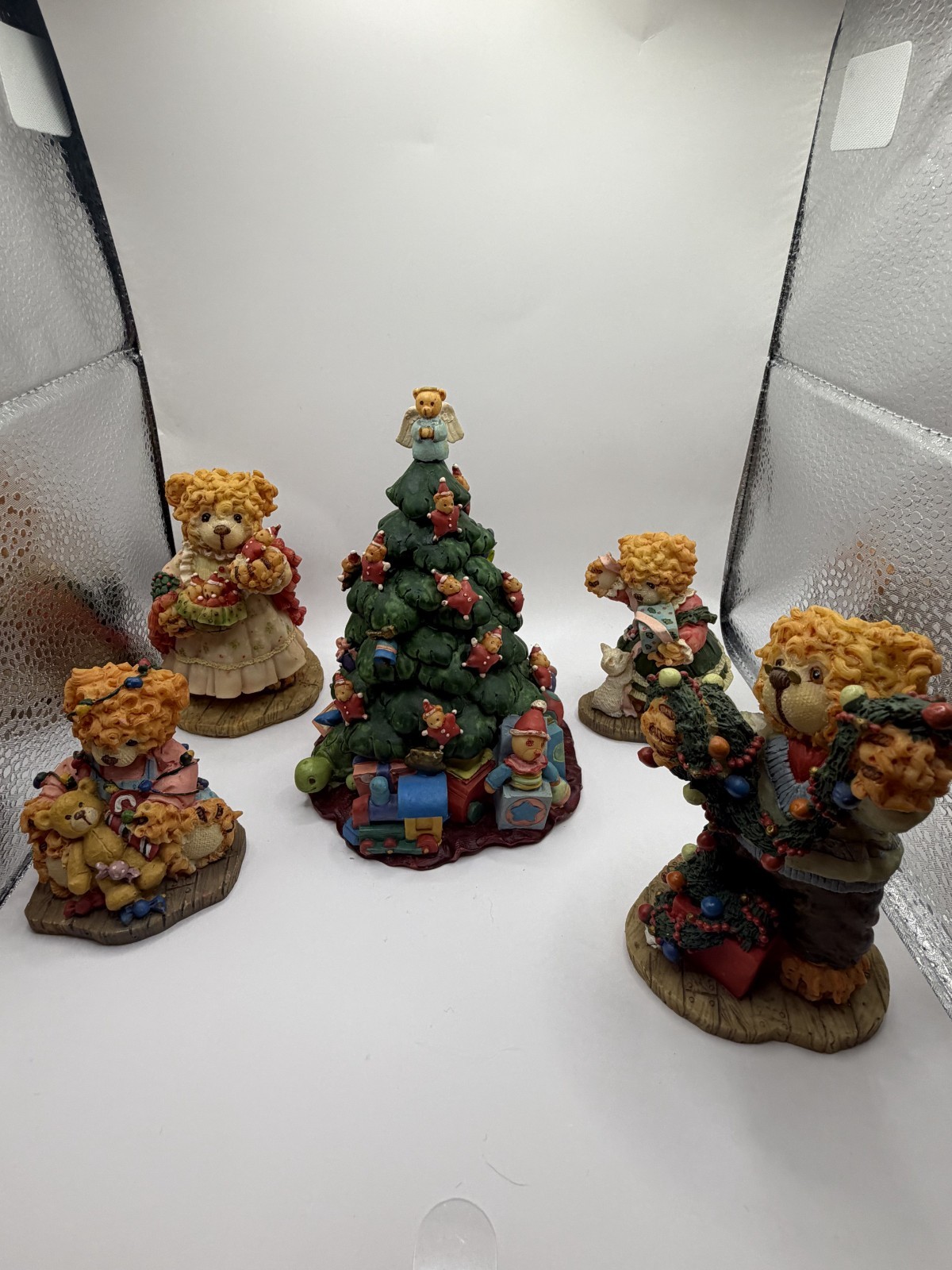 House Of Lloyd 1996 Special Edition The Bearsley Family Christmas Set New /box