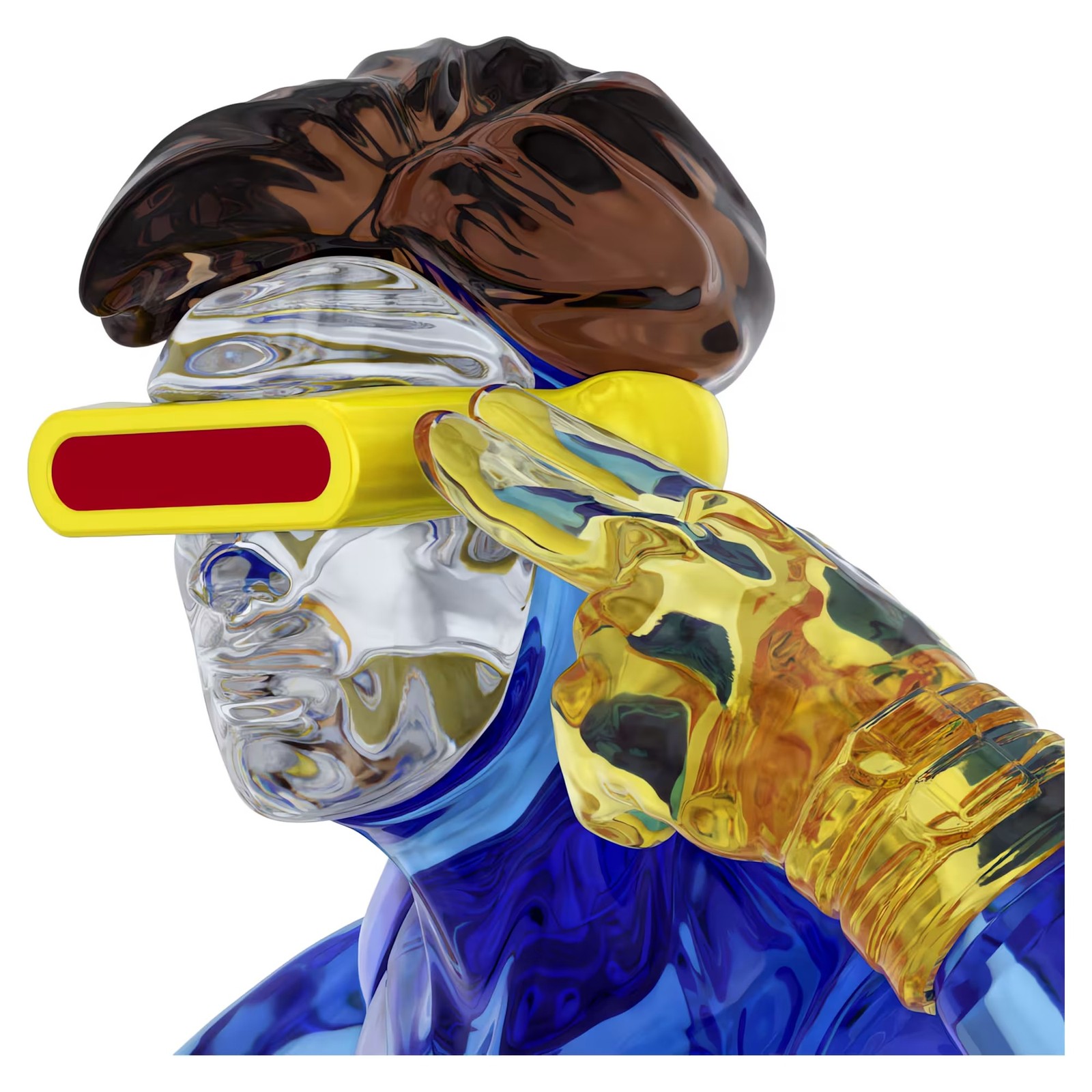 Swarovski Crystal X-Men Cyclops Figurine Decoration, Multicolored, 5732531