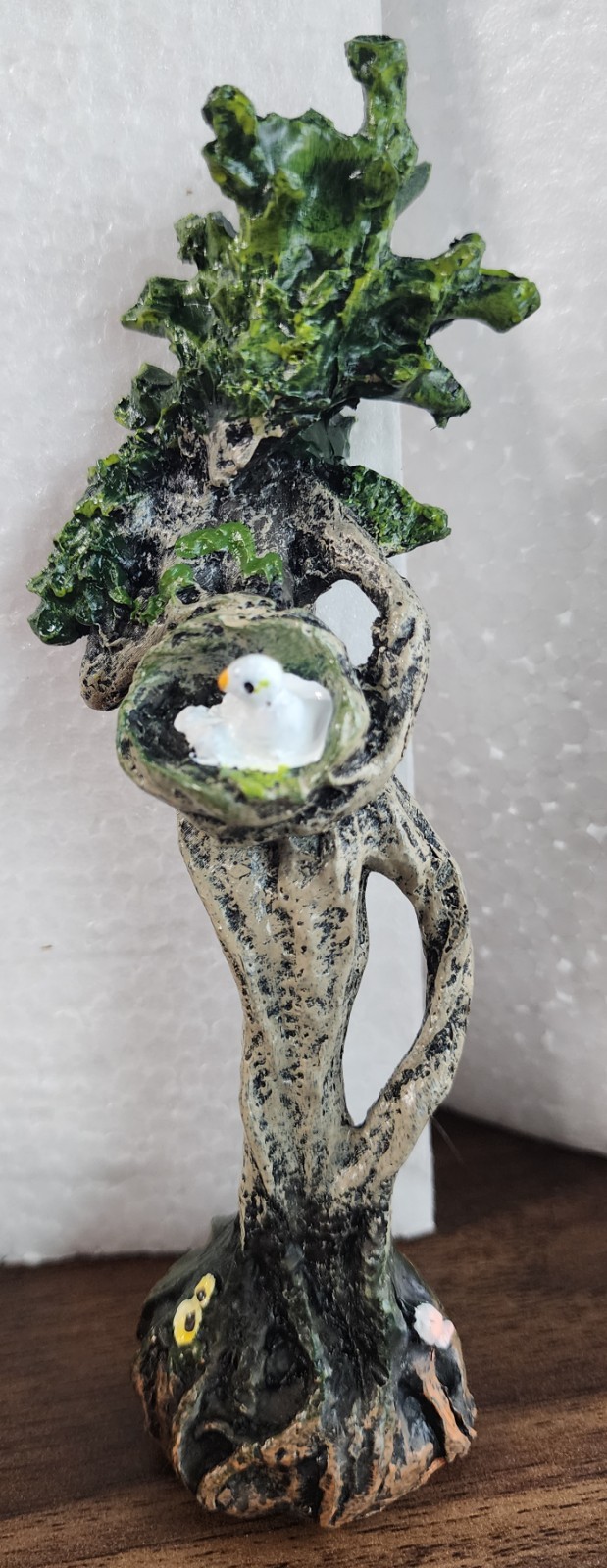 DRYAD NYMPH BIRD NEST FIGURINE ART DECOR NATURE ALTAR GARDEN PLANT NATURE LOVER