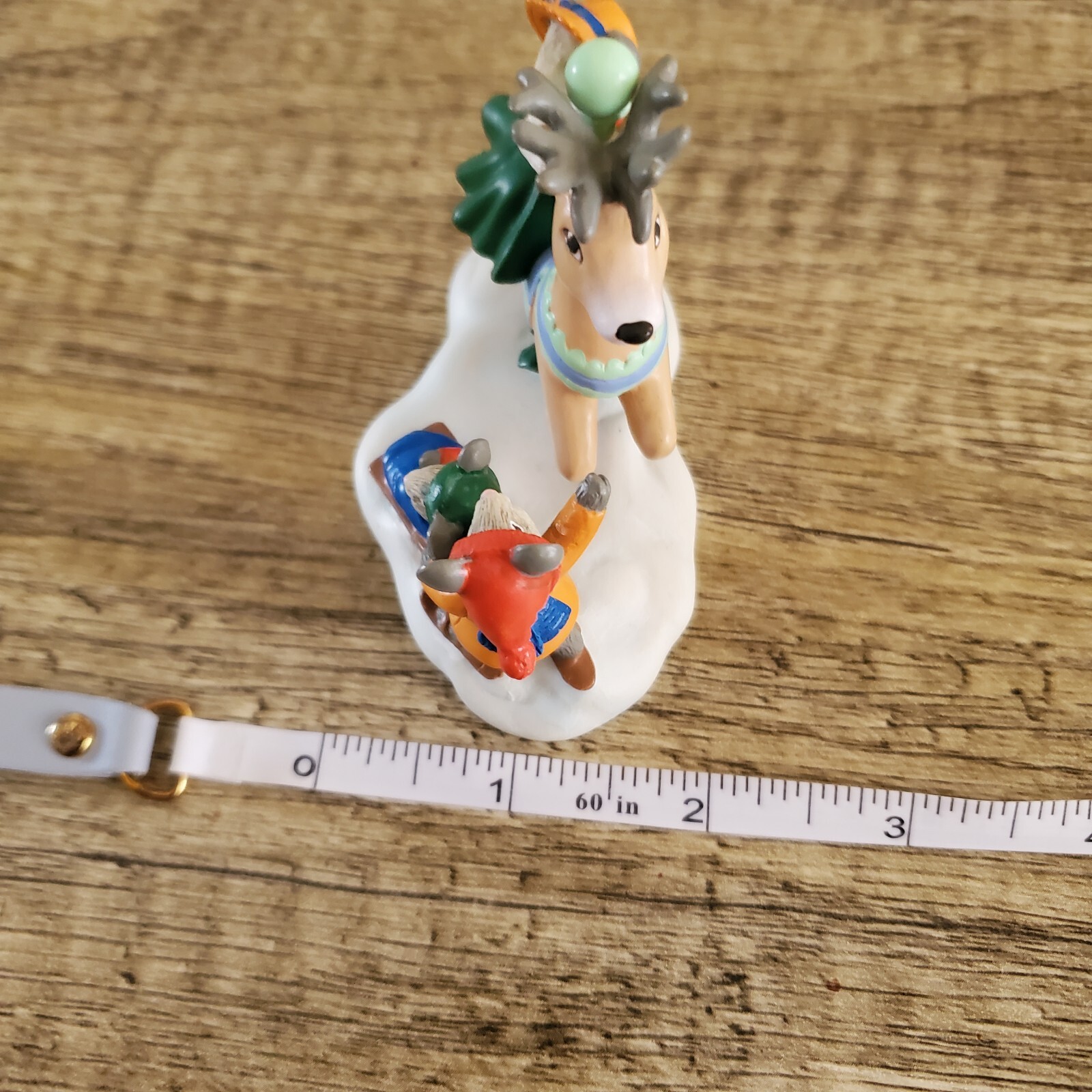 Avon Vintage Figurine Christmas Reindeer Mouse Kathy Jeffers