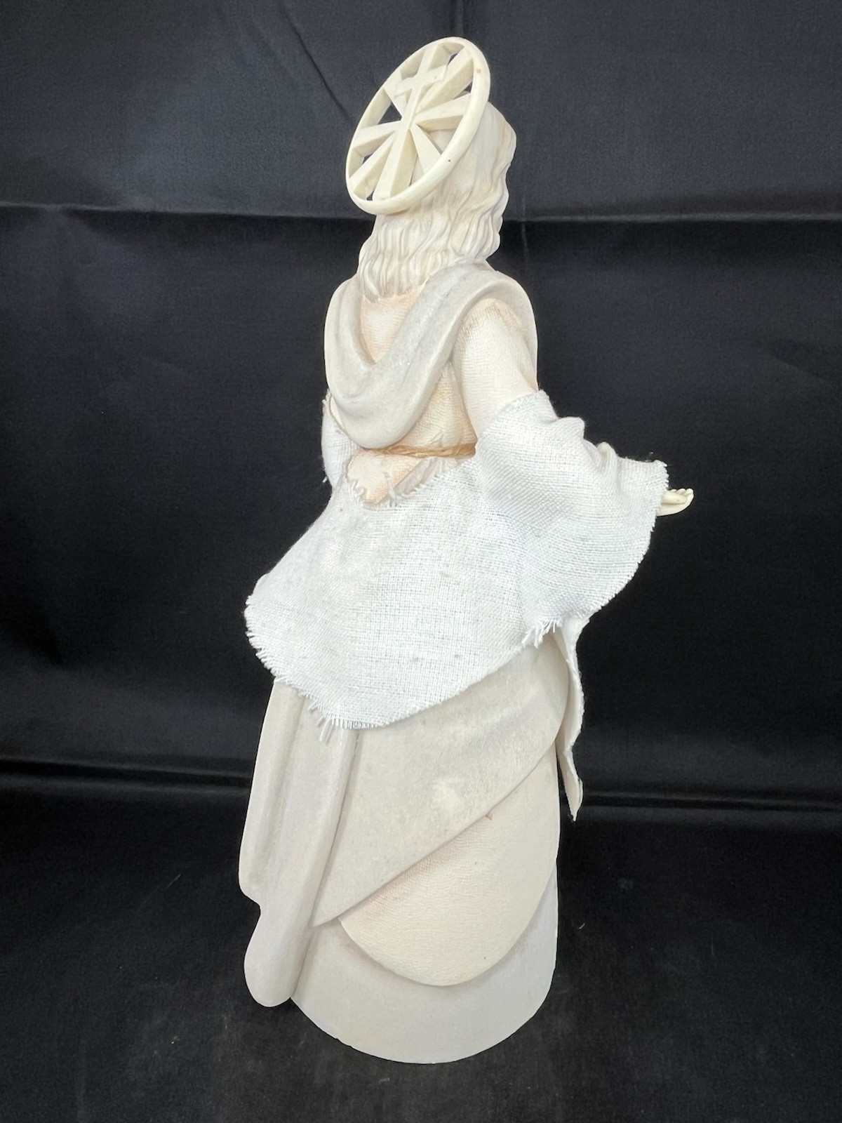 Jesus Christ Ask Seek Knock Stone Resin Figure Foundations 2008 Enesco #4015047