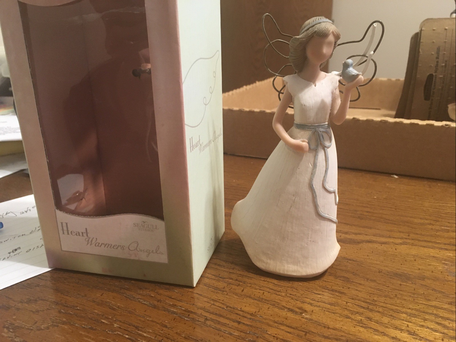 Vintage Heart Warmers Angels Seagull Studio Special Moments Figurine 2008 W/Box