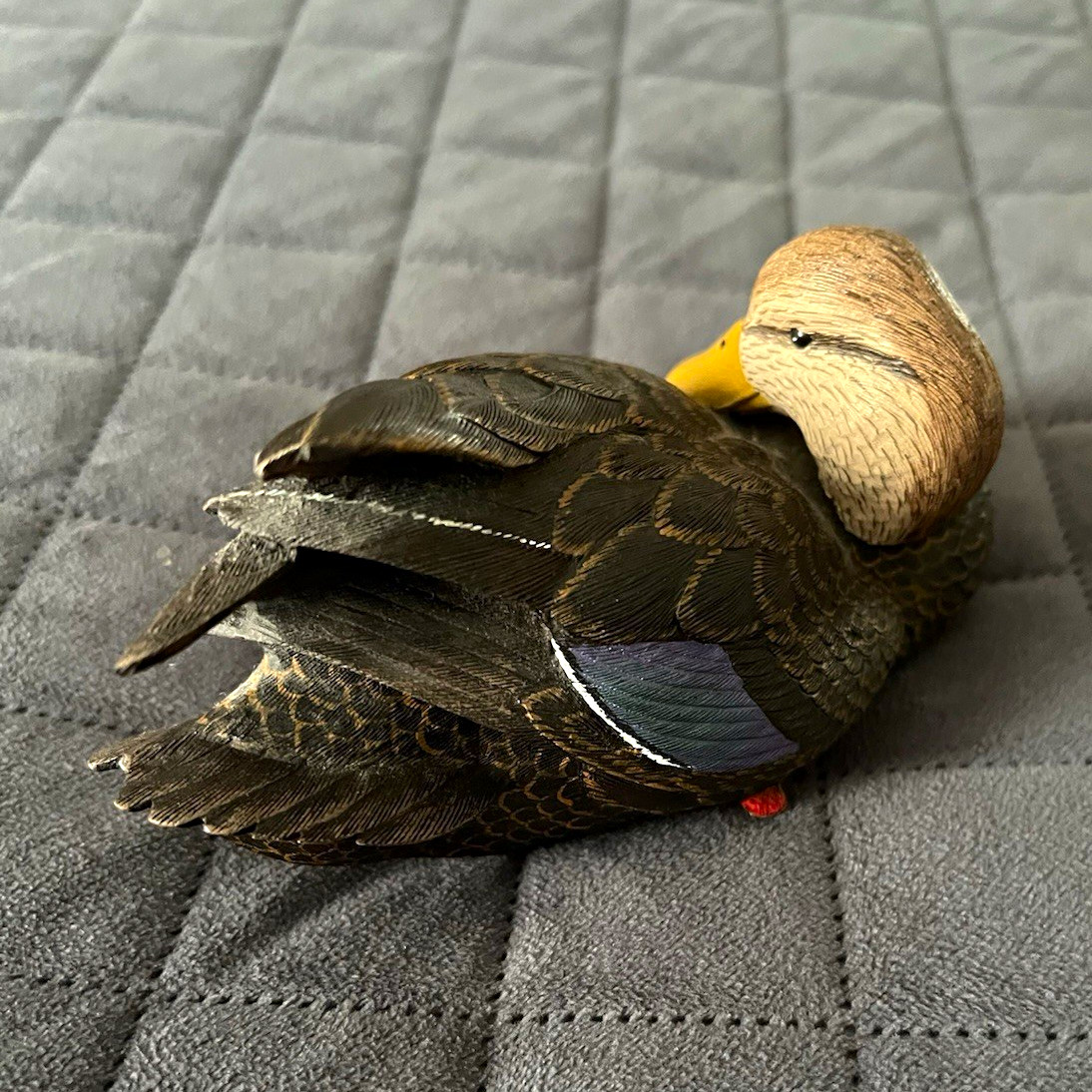 VuesurlaNature Nature’s Window Roger Desjardins Signed Carved Duck Figurine