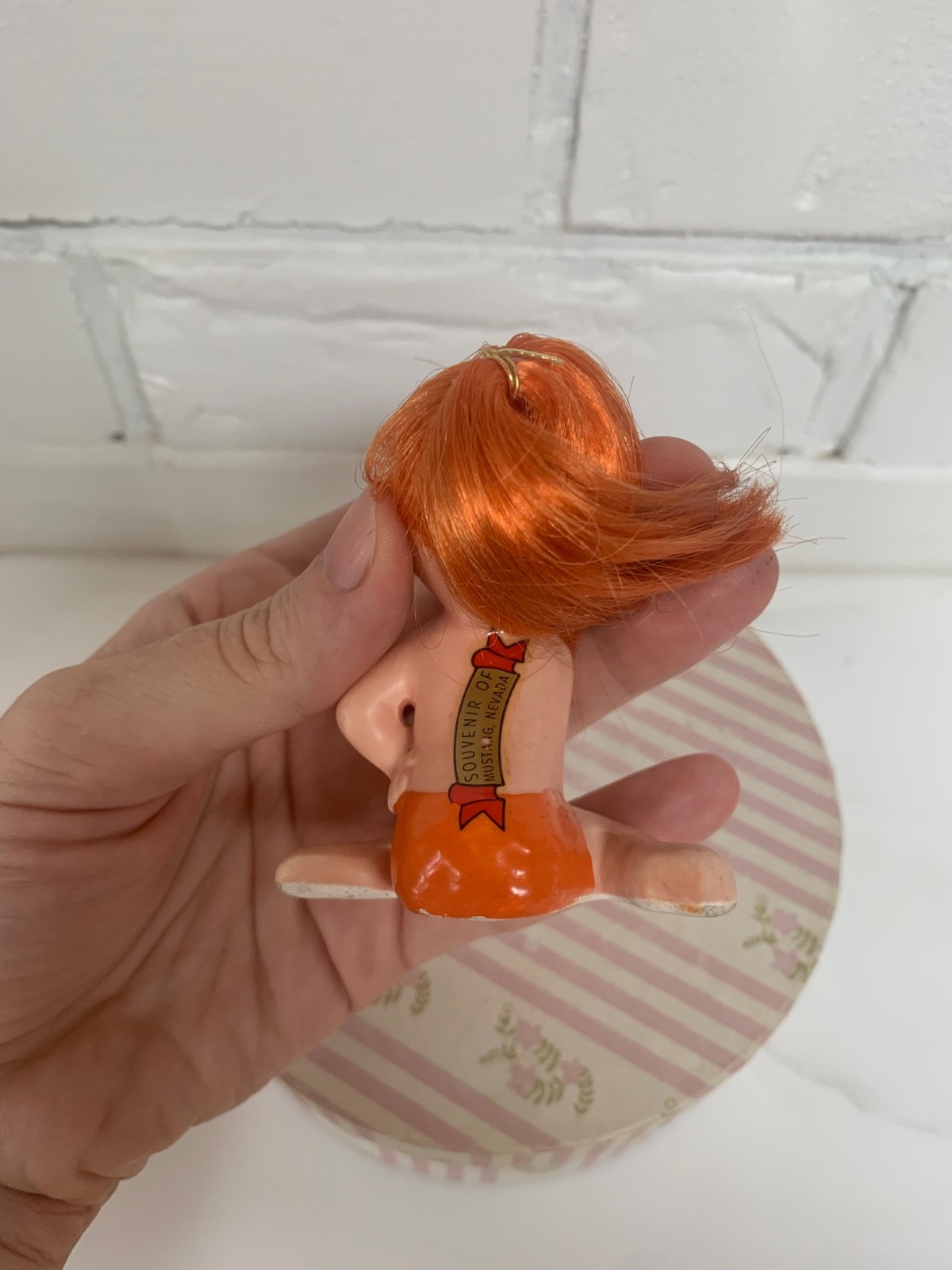 vintage Rare Napco Lefton bathing beauty swim suit girl nautical figurine