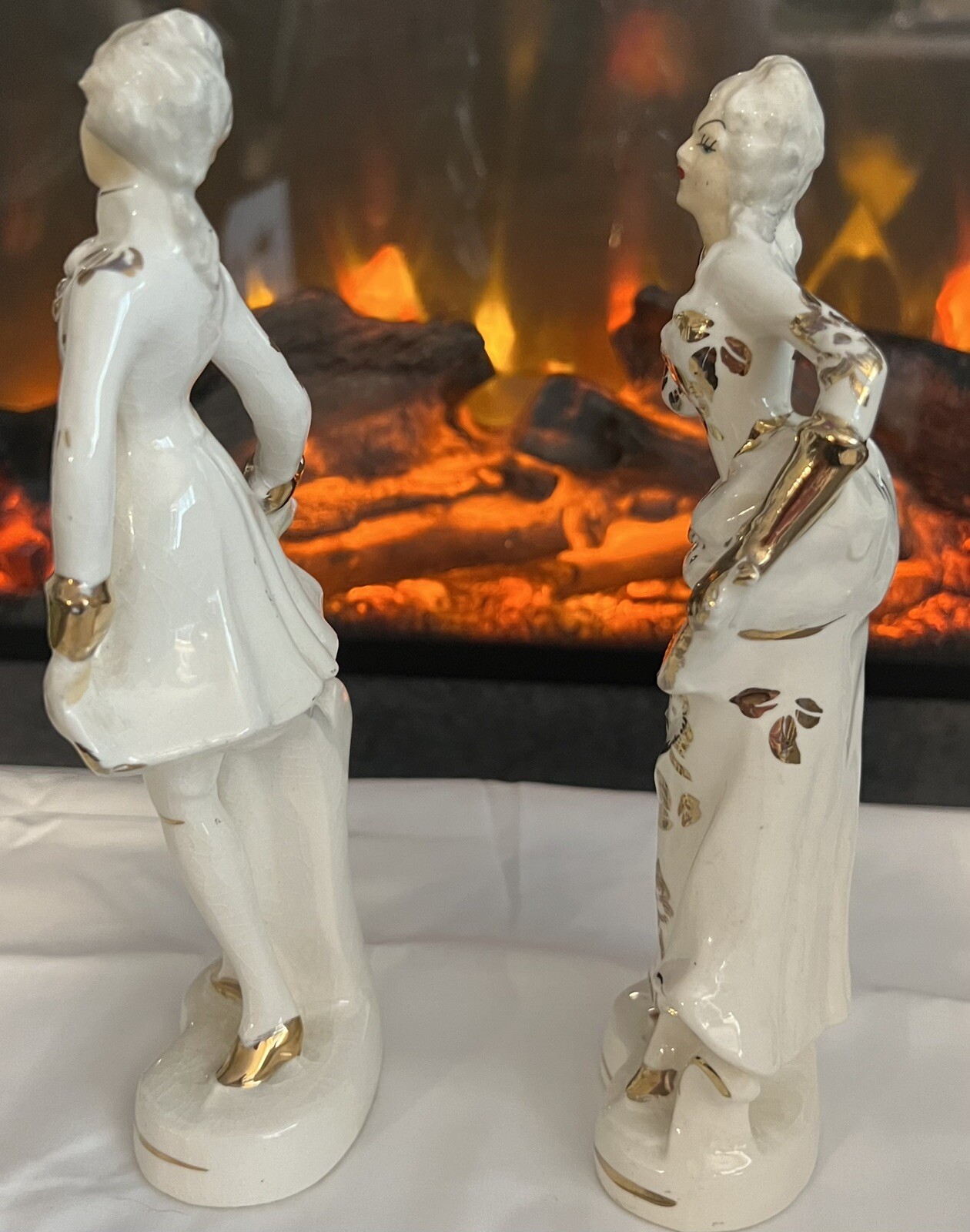 French Renaissance Provincial Boudoir Wales Gold Man Woman