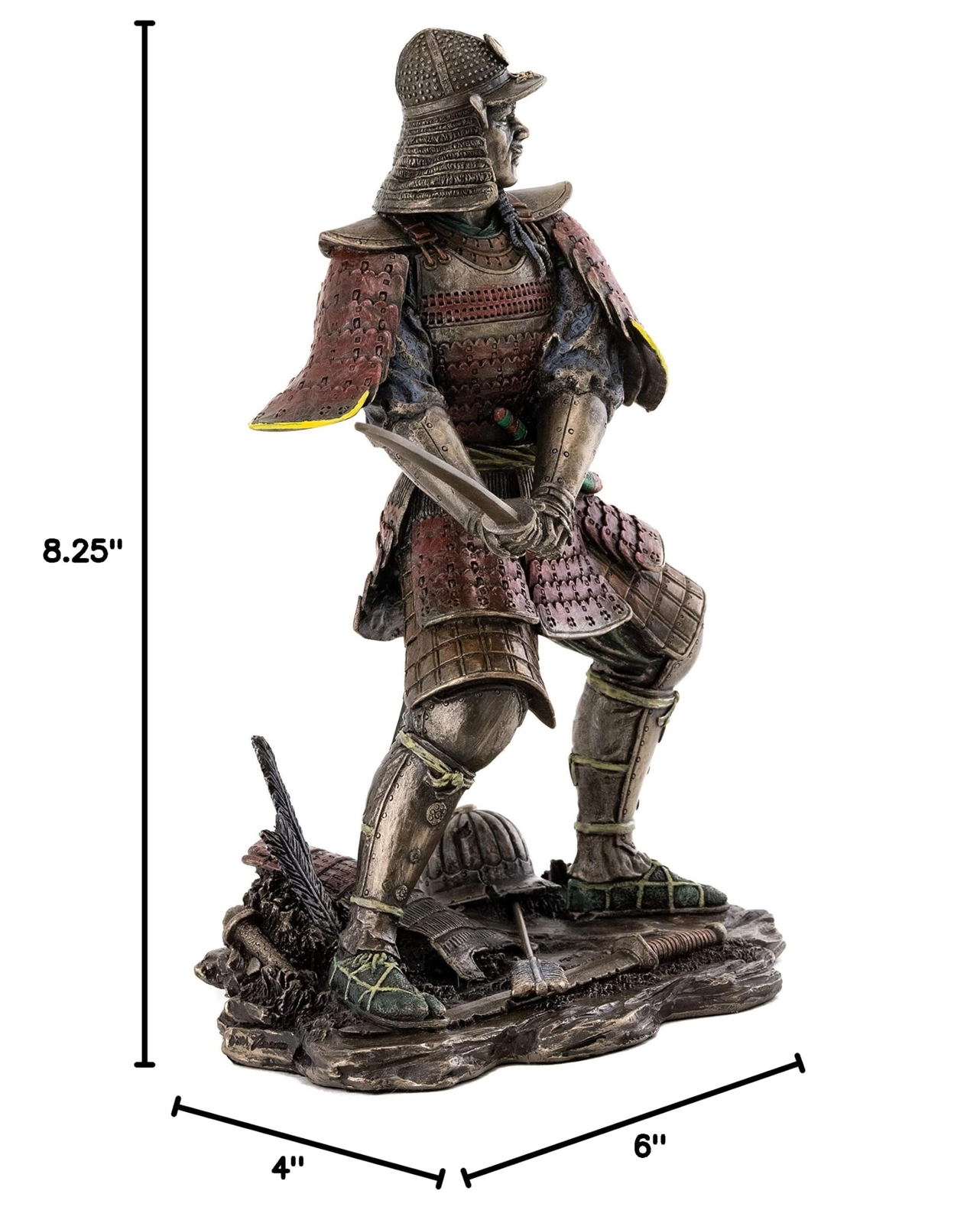 Top Collection Medieval Japanese Samurai Statue – General Minamoto Warrior Sc…