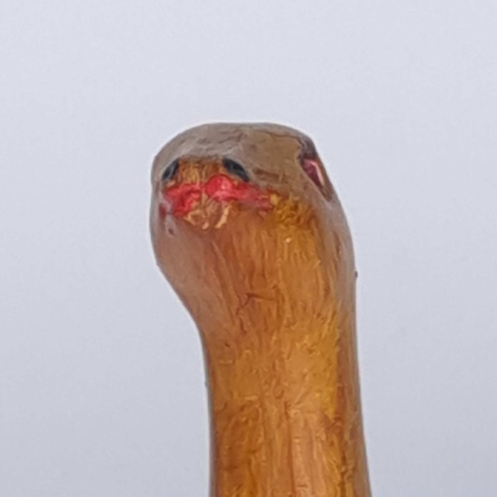 VTG Nessie Lock Ness Monster Molded Plastic Figurine Rhinestone Eyes Plesiosaur