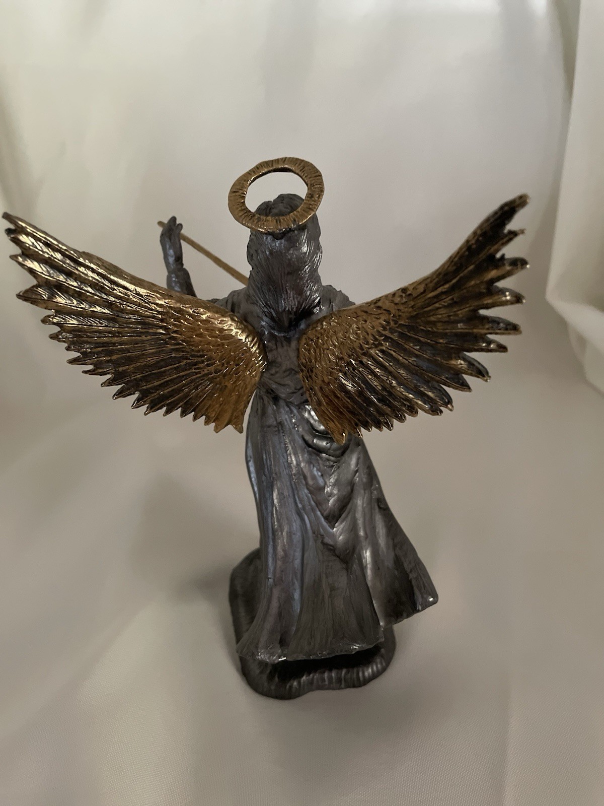 Michael Ricker 1992 Avenging Angel Pewter Sculpture 671/1250