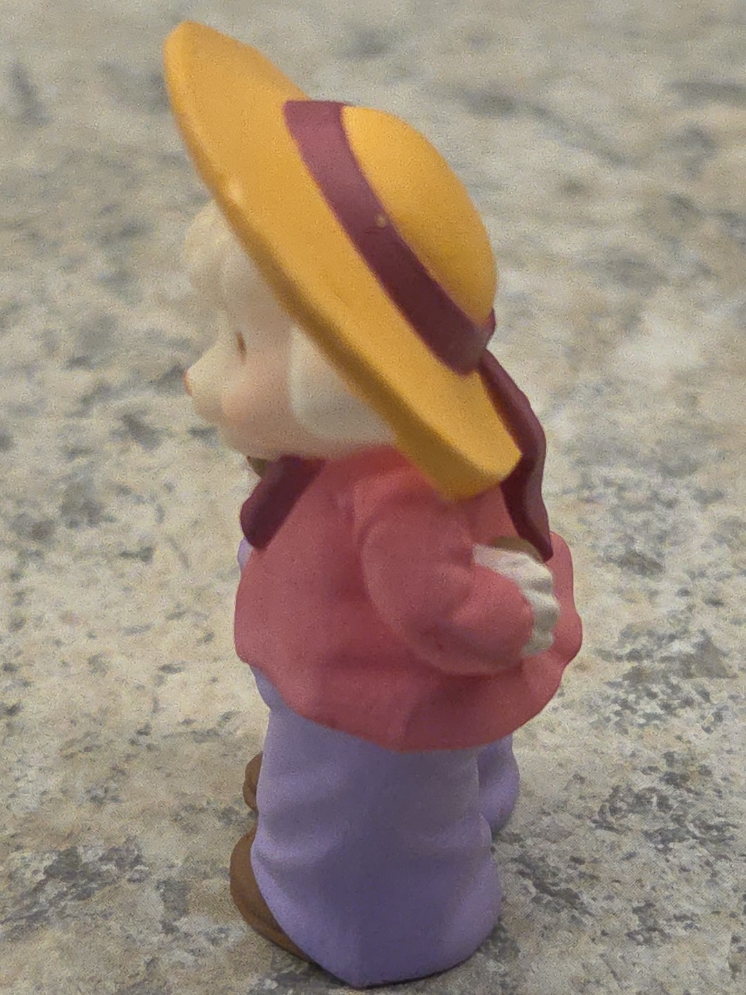 Hallmark Merry Miniatures 1986 Boy Lamb Sheep Easter Hat