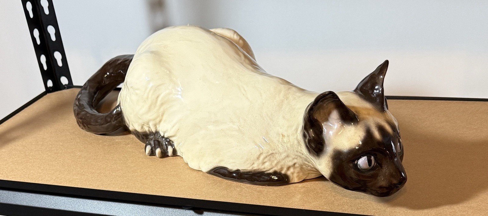 Vintage The Townsends Ceramic Siamese Cat figurine 22” #148 Marked Florida