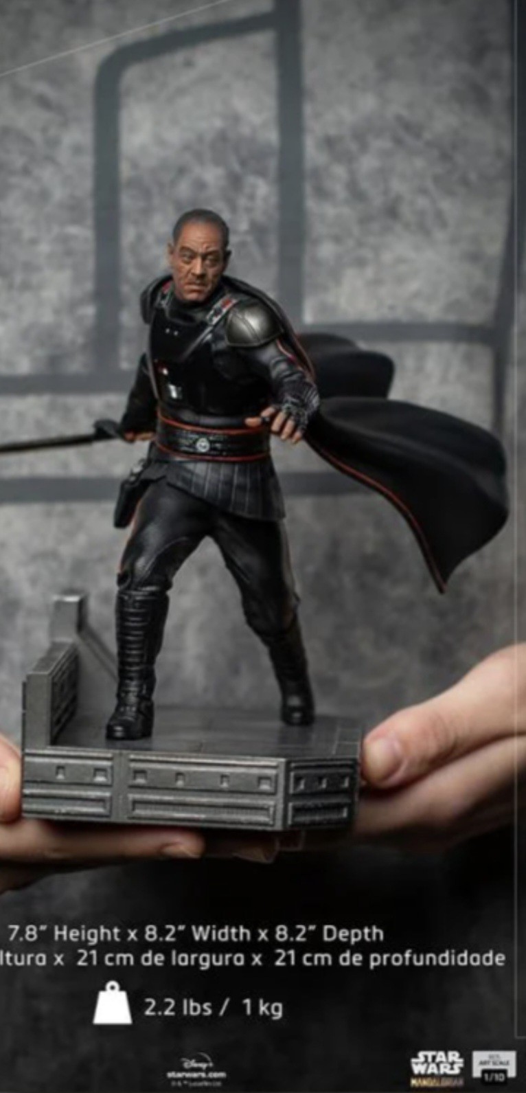 Moff Gideon Star Wars: The Mandalorian Art Scale 1/10 Iron Studios