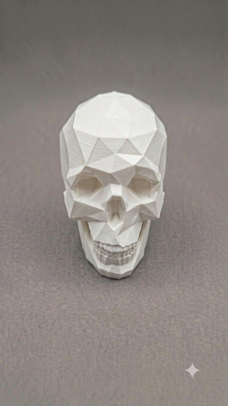 3d printed skull- READ DESCRIPTION