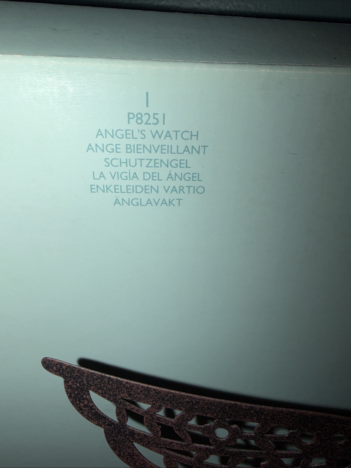 Vtg Partylite 14” Angel, Angels Watch P8251