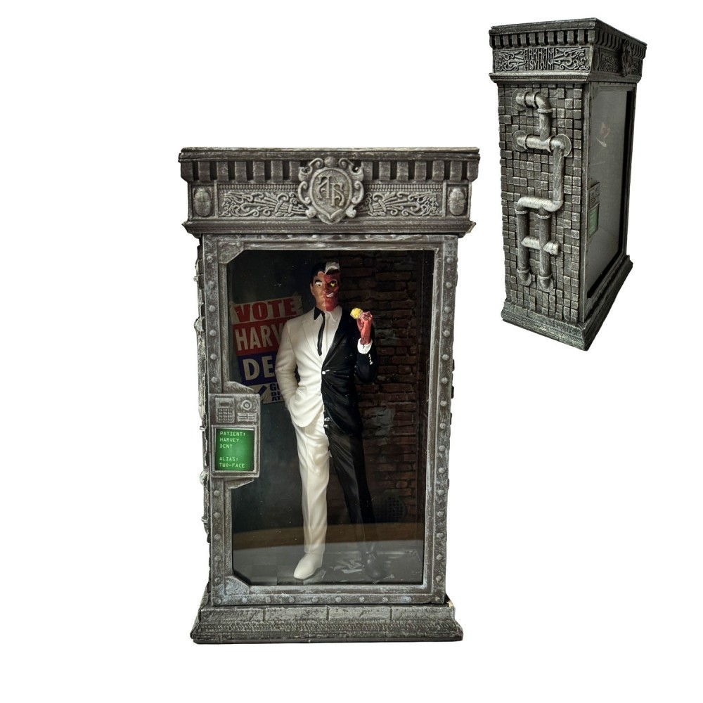 The Two-Face Batman Arkham Asylum Cell Block Villain Bradford Exchange Figurine