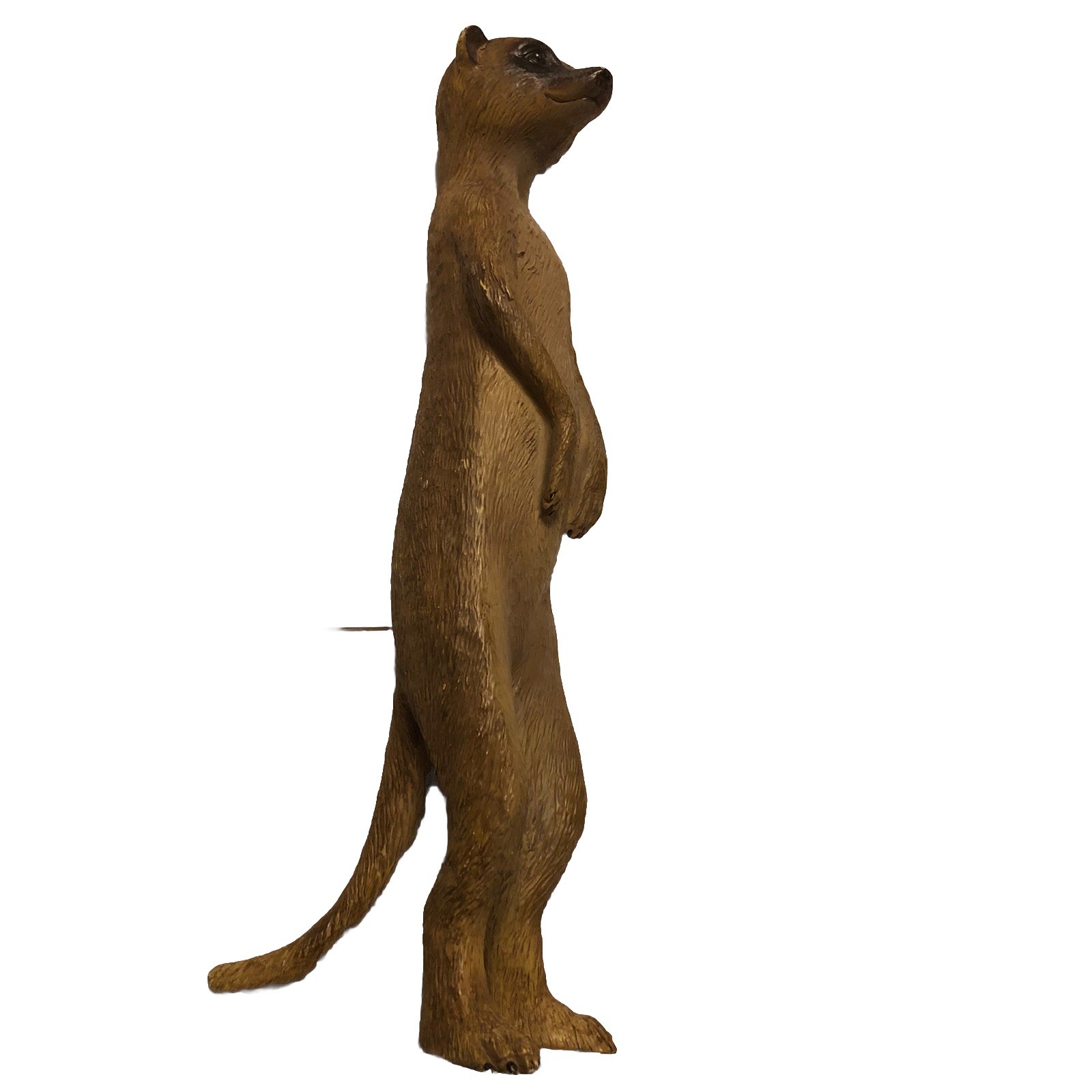 Meerkat Figure Resin 13.75 Inches Tall Standing Watching Garden