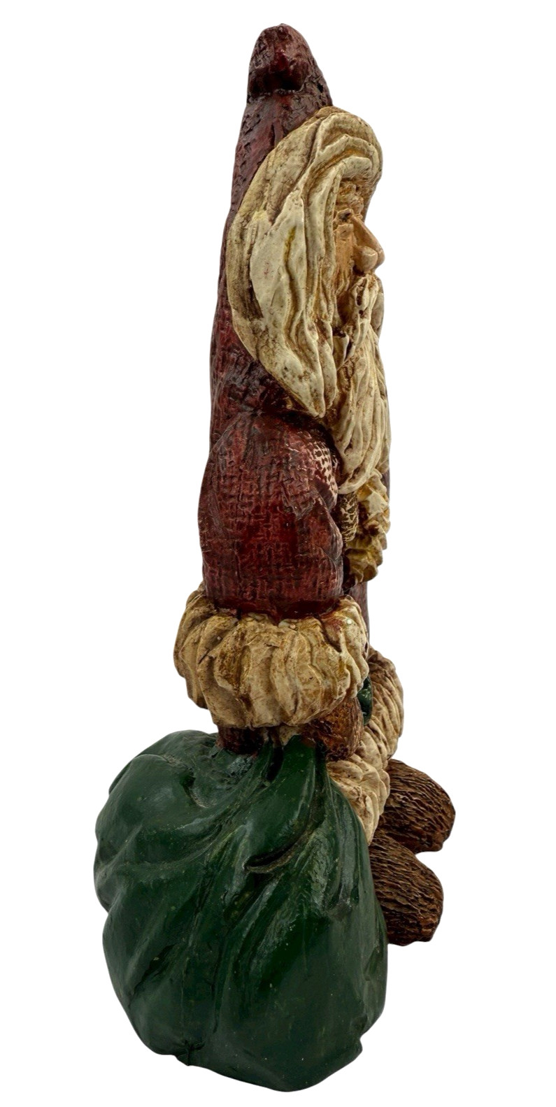 MeraVic Heavy Resin Folk Art Style Santa Claus Figure 7.5″
