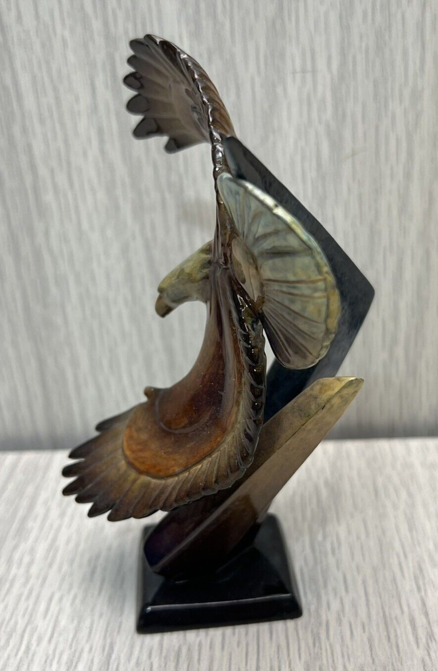 Imago Mill Creek 2007 Supernal Eagle Sculpture Bronze Finish Art Statue Signed