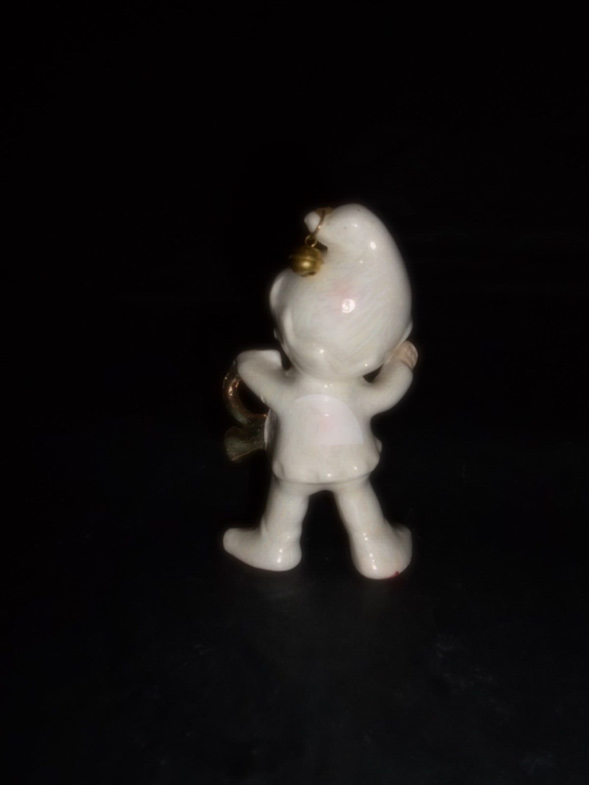 Vintage Unmarked Musical Pixie Elf Figurine w/Bell & Horn #5307 Japan