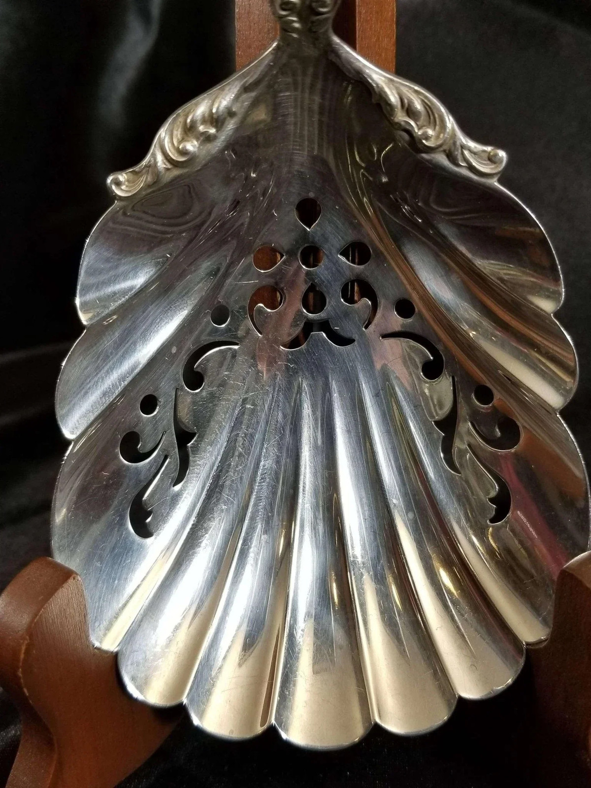 Gorham Maryland Sterling Silver Cracker Scoop Pat 1896 “S” Monogram