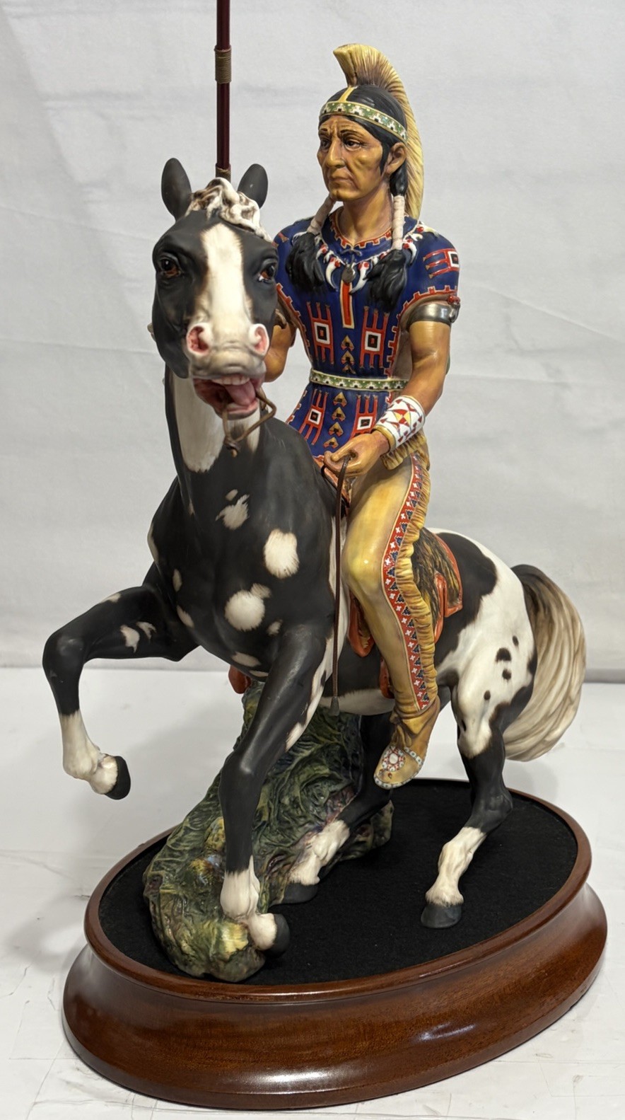 Royal Doulton Indian Brave HN 2376 Ltd Ed 35/500 – Rare 16″ Figurine (As-Is)