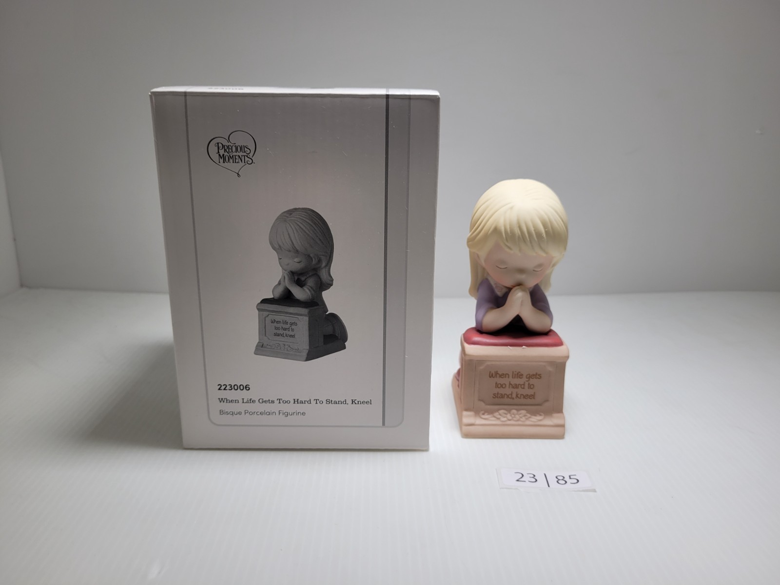 Hallmark Precious Moments Figurine When Life Gets Too Hard To Stand, Kneel223006