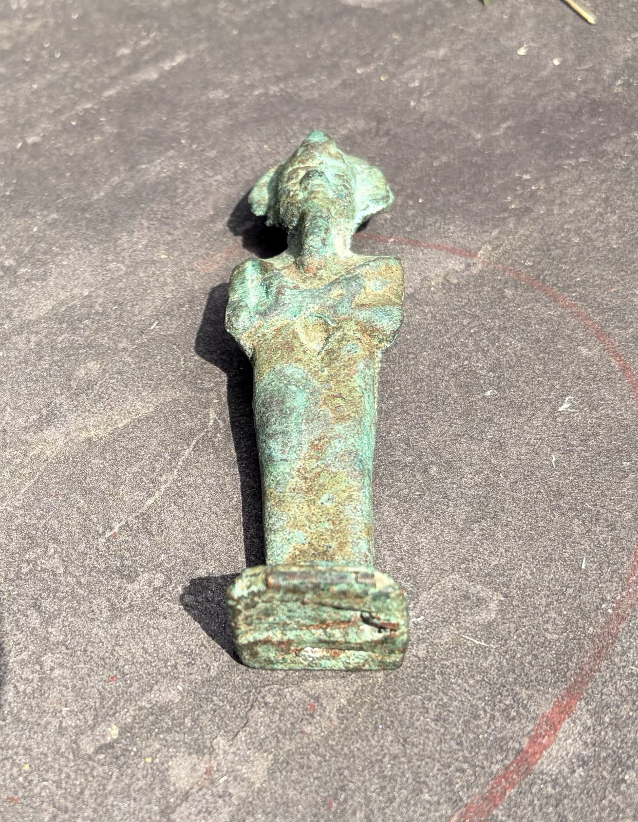 Bronze Osiris Statue, 5.5 Inches Tall