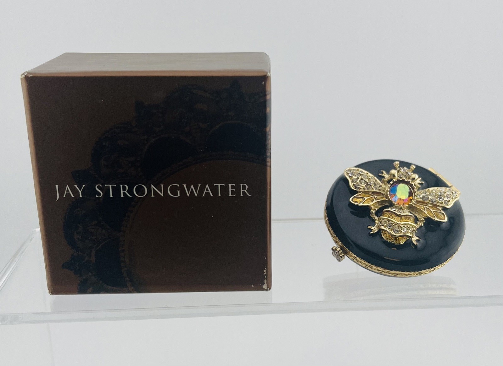 Jay Strongwater Buzz Bee Compact #SCB8423-280 Excellent Condition