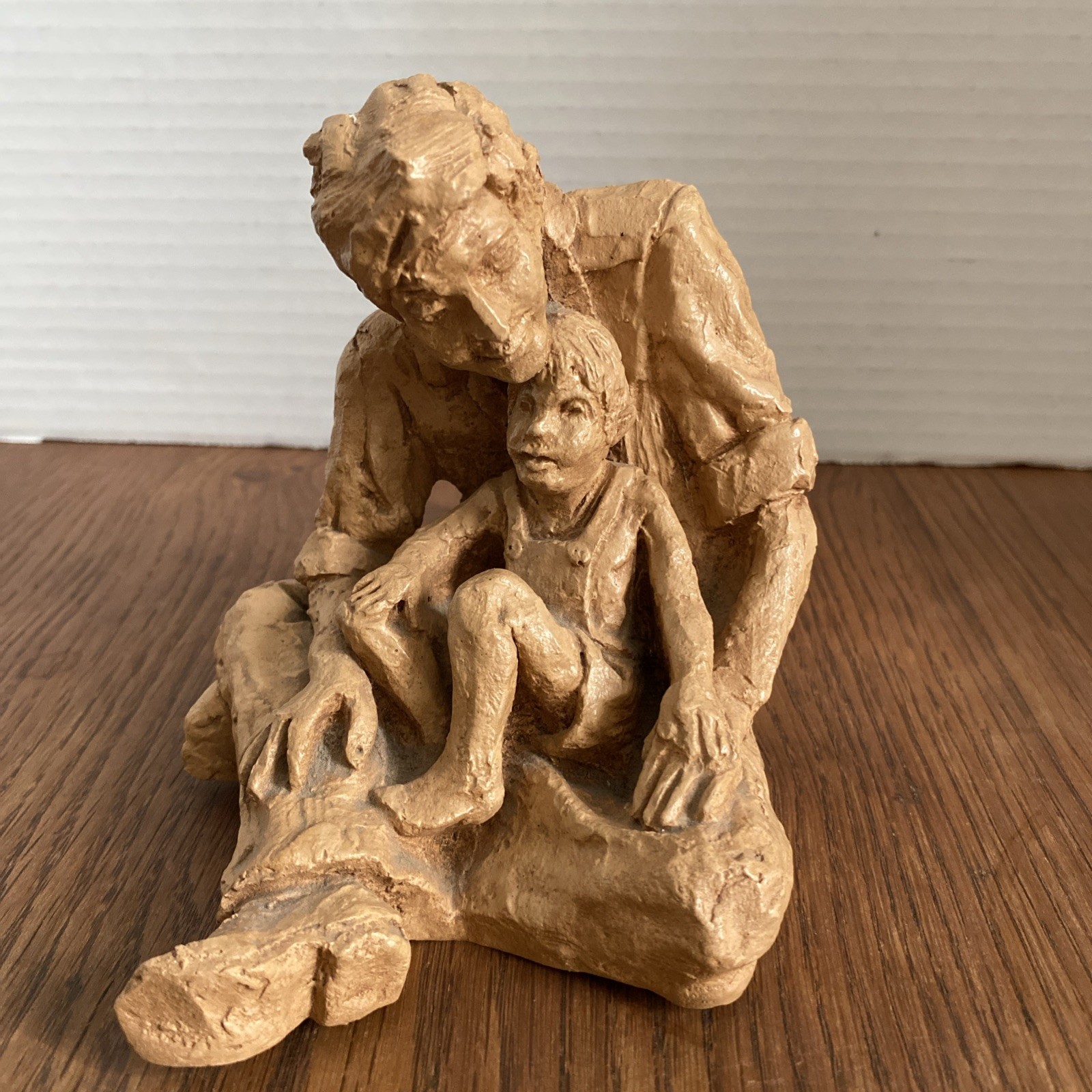 Vintage Abbey Press Grandparent & Child Resin Figurine Sculpture HTF Fathers Da