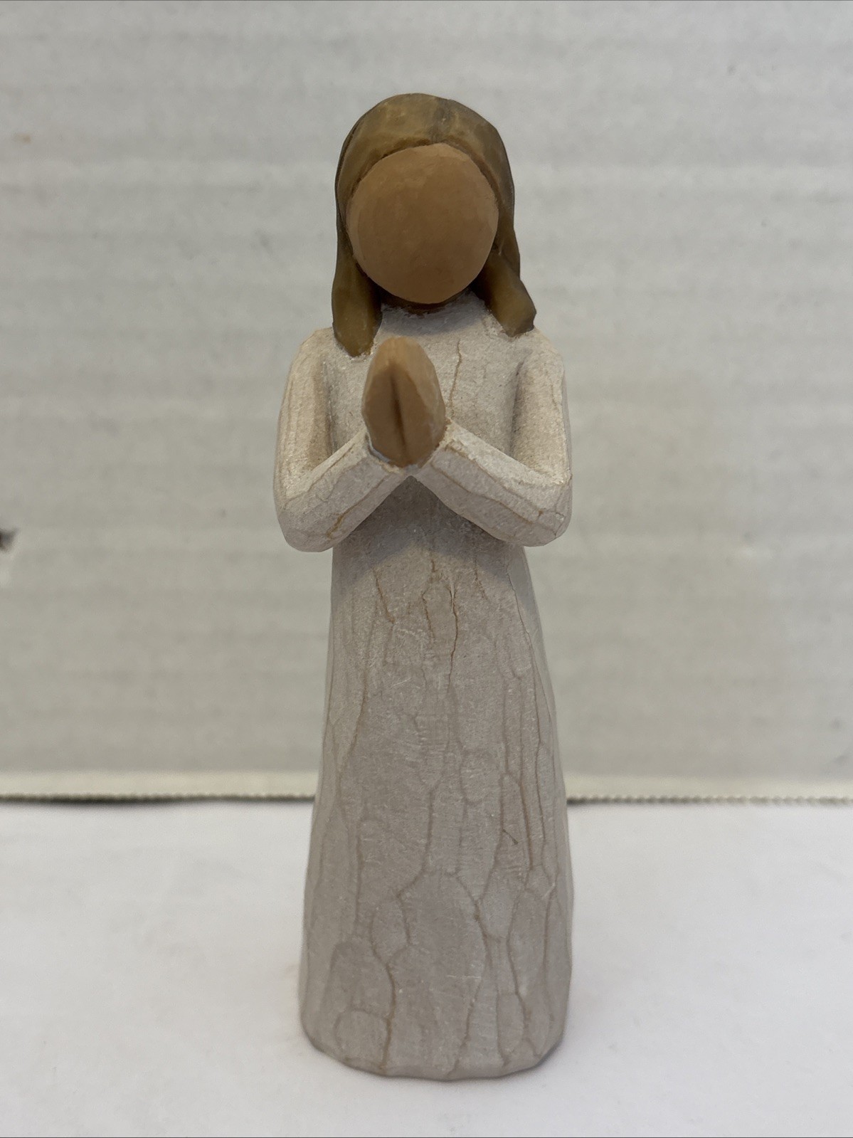 Pre-Owned*Demdaco Willow Tree “Sisters by the Heart” Girl with Hands Praying