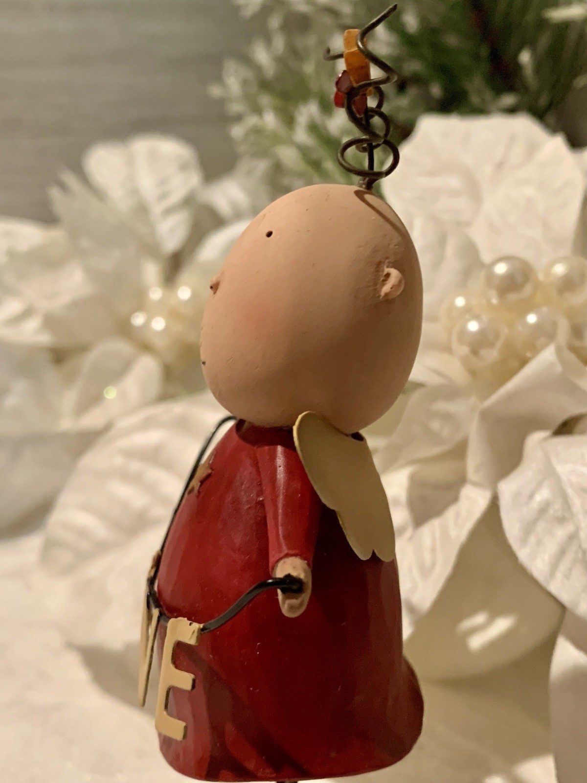 Blossom Bucket Dan Dipaolo Figurine Valentine I Love You This Much Angel 4”