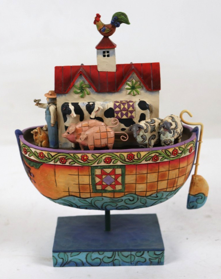Jim Shore Heartwood Creek Noah’s Ark Two By Two All Creatures Of Faith 4007054