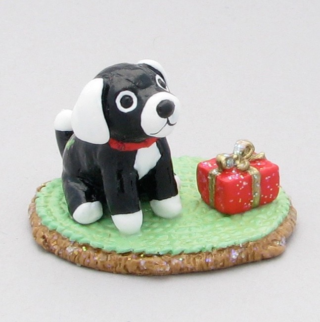 Wee Forest Folk Special Color Fairy Tales 2009 “Coal” Christmas Puppy Dog