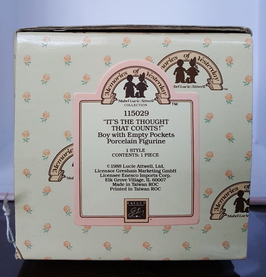 “It’s The Thought That Counts” – Memories of Yesterday by Enesco – 115029