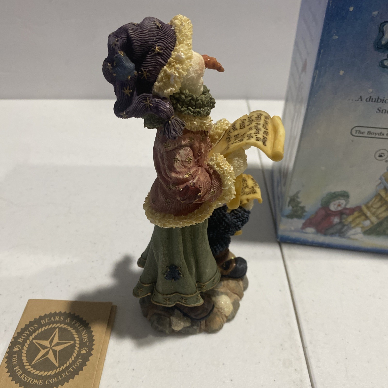 Snow Dooodes 2001 BOYDS #36517 Mrs G Clef Halfnote…Two Part Harmony