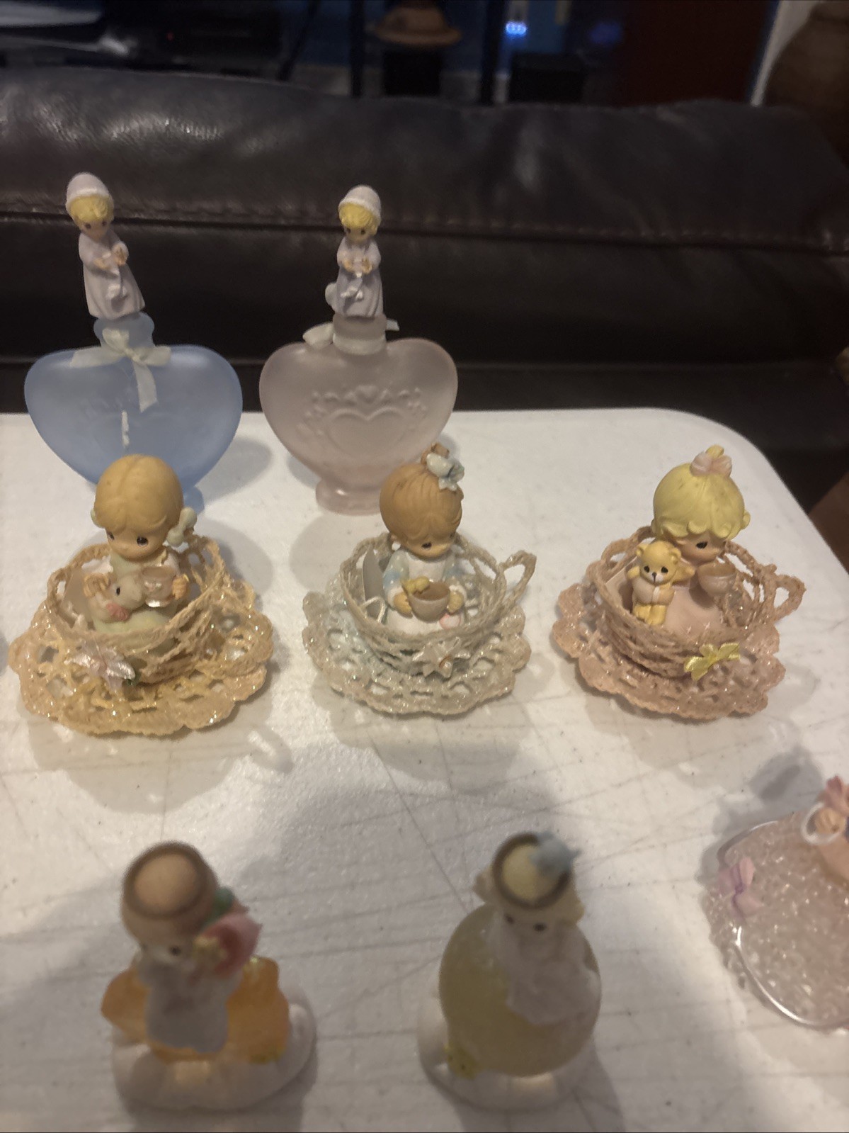 Precious Moments Lot of 22 Figurines No Boxes No Duplicates Mixed Lot